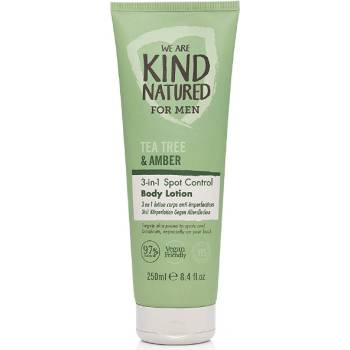 Kind Natured Men tělový krém 3v1 Amber & TeaTree 250 ml