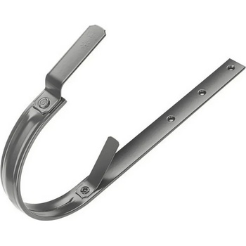 KJG Žlabový hák 250 mm o délce 430 mm pozink antracit