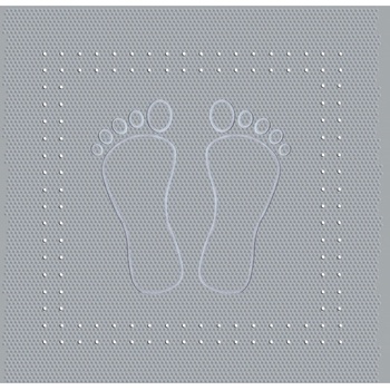 Kleine Wolke Foot šedá 55 x 55 cm 4388189002