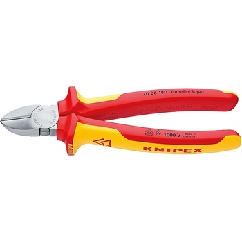 KNIPEX Kleště boční štípací 140 mm, izolované 1000 v, knipex 7006140