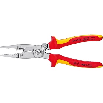 KNIPEX Kleště elektroinstalační 200 mm se západkou, izolované 1000 v, knipex 1396200