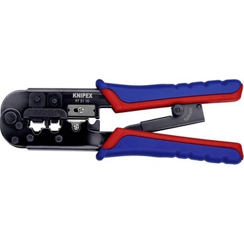 Knipex Netzwerk Werkzeug 97 51 10 krimpovací kleště modulární zástrčky (zástrčky Western) , RJ11, RJ12, RJ45
