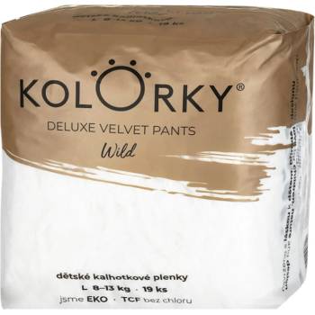 Kolorky Deluxe Velvet eko L 8-13 kg 19 ks