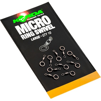 Korda Obratlík s kroužkem Micro Ring Swivel medium 10ks