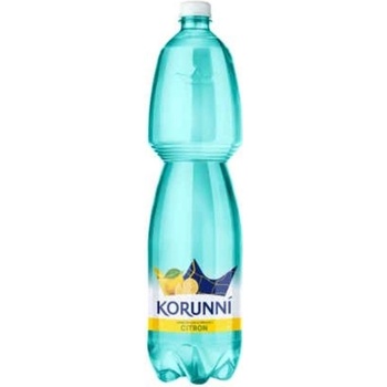 Korunní Jemně perlivá s příchutí citron 1,5 l