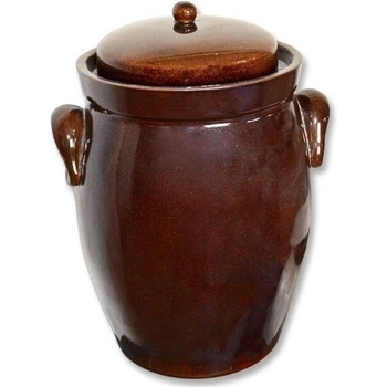 Krumvíř Zelák BUCLÁK keramický hnědý 10 l