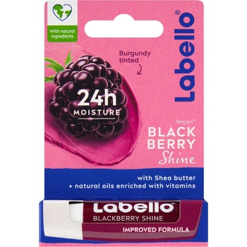 Labello Blackberry Shine Tónovací balzám na rty 4,8 g
