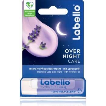 Labello Over Night Care regenerační balzám na rty s levandulí 4,8 g
