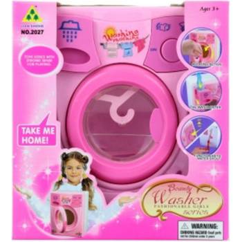 Lamps Pračka růžová na vodu a baterie