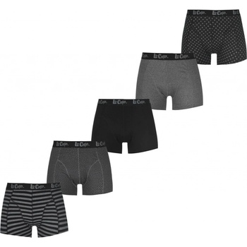 Lee Cooper Hipster Trunks 10 Pack Mens Black