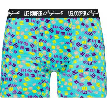 Lee Cooper pánské boxerky Patterned tyrkysová