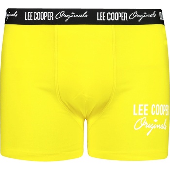 Lee Cooper pánské boxerky Printed žlutá