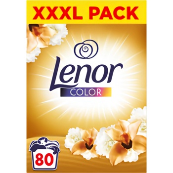 Lenor Prací prášek Vanilla Orchid & Golden Amber Color 4,4 kg 80 PD