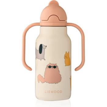 Liewood Termoláhev Kimmie Cats and Dogs Sandy 250 ml