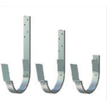 Lindab Žlabový hák s příchytným jazýčkem K 33 150 mm hnědý