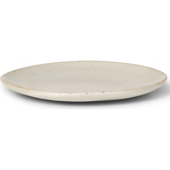LIVING Dezertní talíř FLOW 15 cm bílá kamenina ferm
