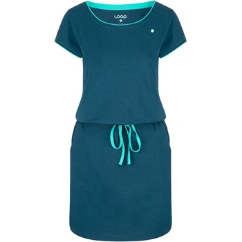 Loap dámské sportovní šaty Besie modrá zelená