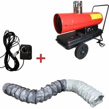 Ma-tech DMA20i 20 kW + teplovzdušná hadice 3,6 m + externí termostat