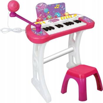 Made Elektrické piano se stativem a mikrofonem