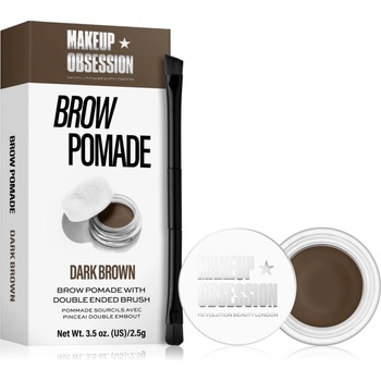 Makeup Revolution Gel na obočí Brow Pomade Dark brown 2,5 g