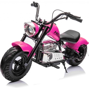 mamido Dětská elektrická motorka Chopper Warrior 36V růžová