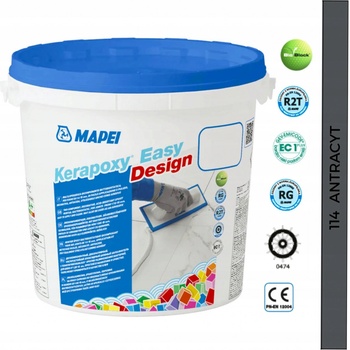 Mapei Kerapoxy Easy Design 3 kg antracitová