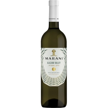 Marani ALAZANI VALLEY bílé polosladké gruzínské 2022 12% 0,75 l (holá láhev)