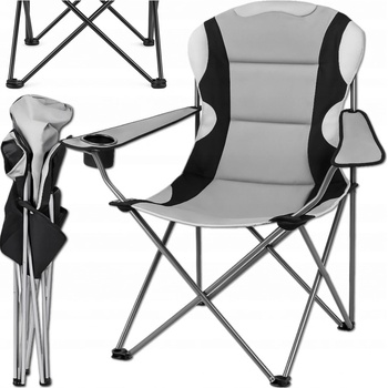 Memflow křeslo na ryby stříbrná barva