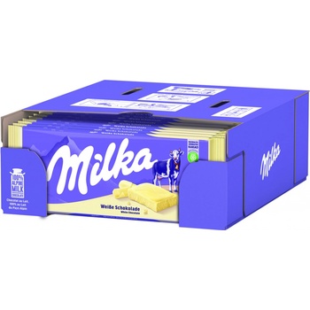 Milka čokoláda bílá 90 g