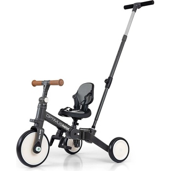 Milly Mally 5v1 Optimus Max s vodící tyčí dark grey
