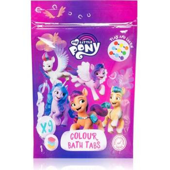My Little Pony Colour Bath Tabs barevné šumivé tablety do koupele 9 x 16 g