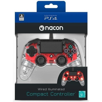 Nacon Wired Compact Controller PS4 PS4OFCPADCLRED