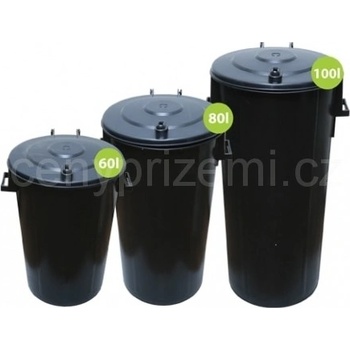 Naodpad Kulatá 60 l černá