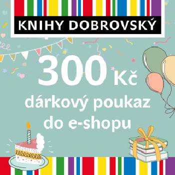 Narozeninová e-shopová dárková poukázka 300 Kč
