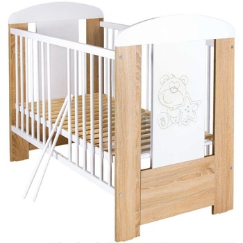 New Baby Medvídek s hvězdičkou se stahovací bočnicí dub