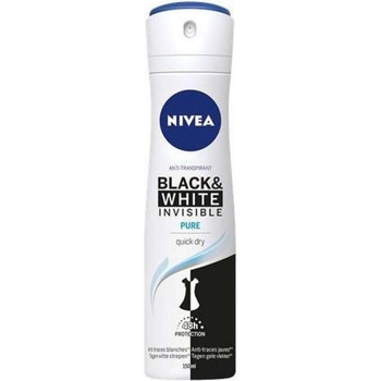 Nivea Invisible for Black & White Pure deospray 150 ml