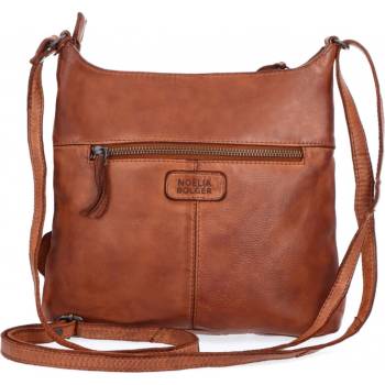 Noelia Bolger kožená kabelka malá Hnědá