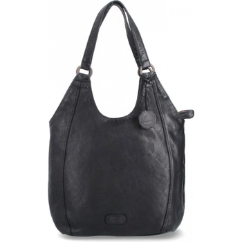 Noelia Bolger kožená kabelka NB 2044 C černá