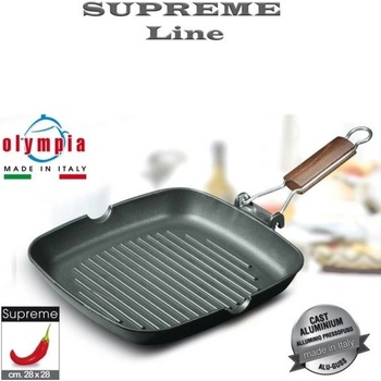 Olympia Zanetti titanová grilovací SUPREME Line z litého hliníku 28 x 28 cm