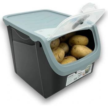 Orion Skladovací box na cibuli a brambory 12L zelený 730513