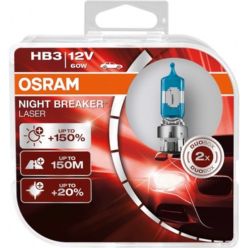 Osram Night Breaker Laser HB3 12V 60W P20d 2 ks