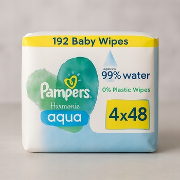Pampers New Baby Dětské Čisticí Ubrousky 4 Balení = 200 Čisticích ubrousků