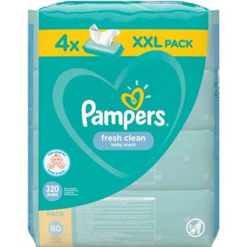 Pampers ubrousky Fresh Clean XXL 4 x 80 ks
