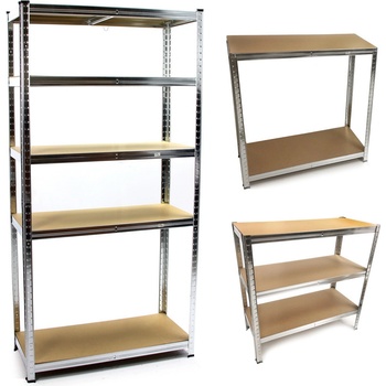 Parkside Regál 180 x 90 x 40 cm 5 polic