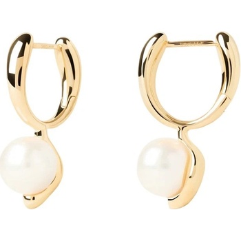 PDPAOLA Elegantní pozlacené náušnice La Perla AR01-E77-U
