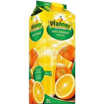 Pfanner Pomerančová šťáva 100% 2 l