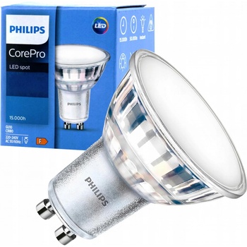 Philips LED žárovka GU10 CP 4,9W 50W teplá bílá 3000K, reflektor 120°