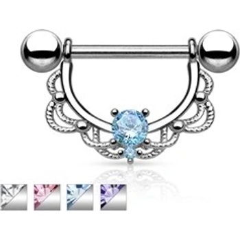 Piercingate piercing do bradavky PBR00023 růžová