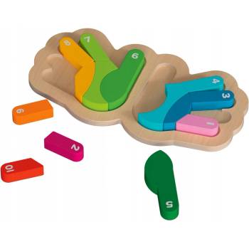 Playtive puzzle s čísly