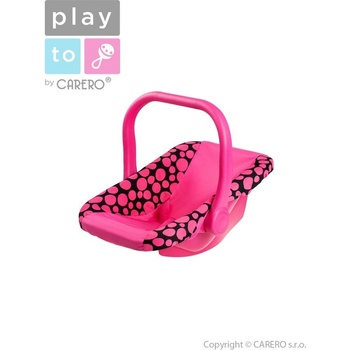 PlayTo Autosedačka pro panenky Anetka růžová